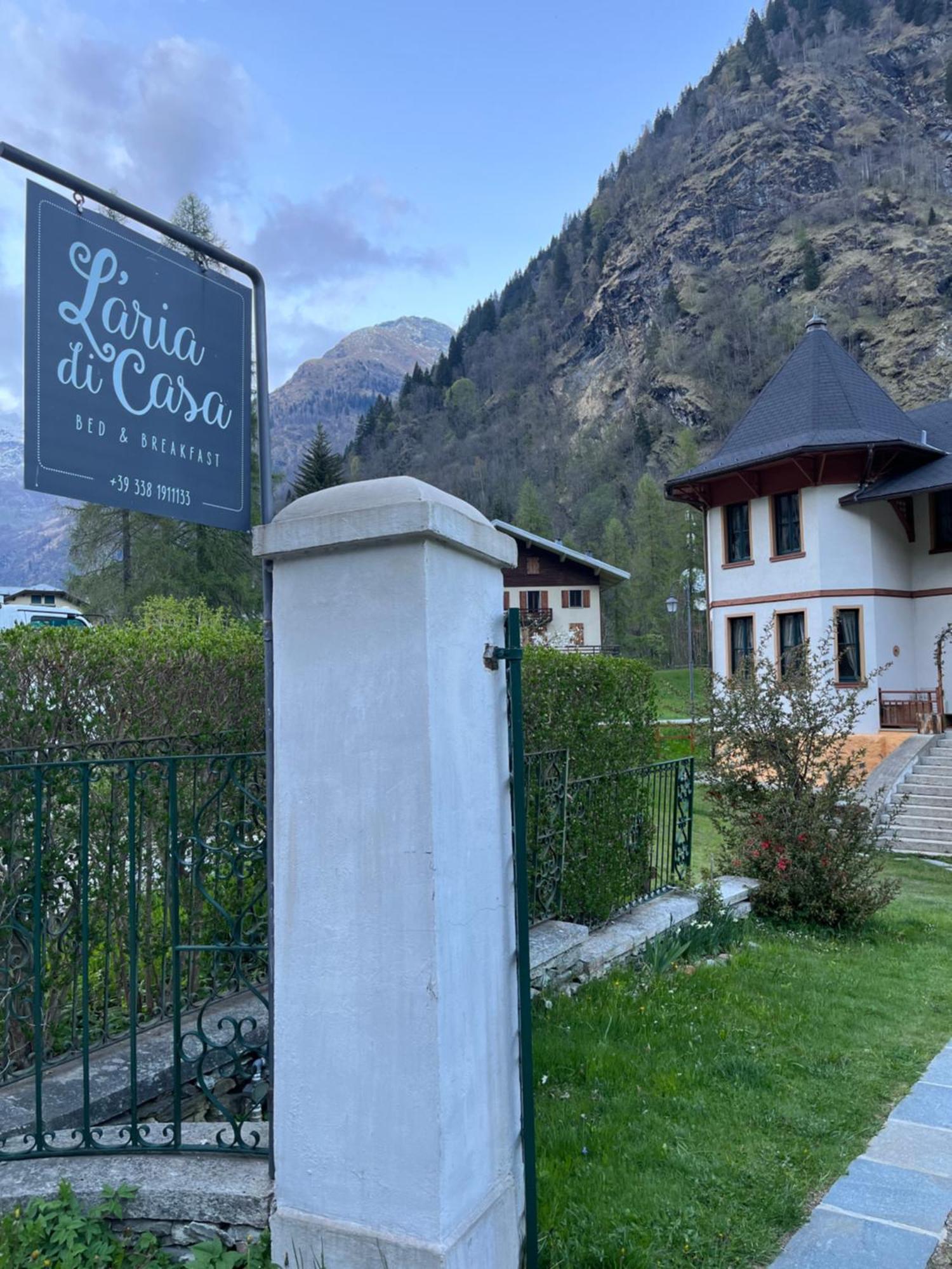 Bed and Breakfast L'Aria Di Casa Alagna Valsesia Exterior foto